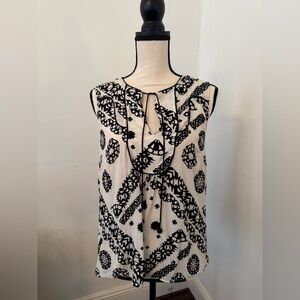 Anthropologie Giuliana Silk Blouse Size 10